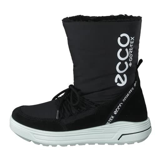 ECCO snowboarder urban, fashion boot unisex bambini, nero, 27 eu