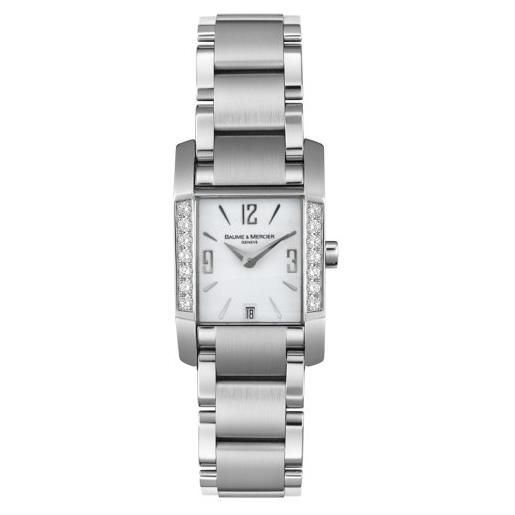 Baume & Mercier orologio diamantato da donna 8739, bracciale