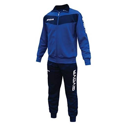 GIVOVA tuta visa givova sport abbigliamento taglia 3xs (azzurro/blu, s)