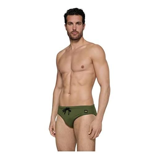 F**K costume uomo 2016 verde militare pe23 regolabile con logo s