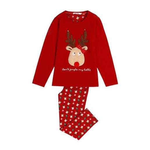 Admas Garden admas pigiama bambina invernale natalizio 100% cotone interlock art. 60870 (6 anni)