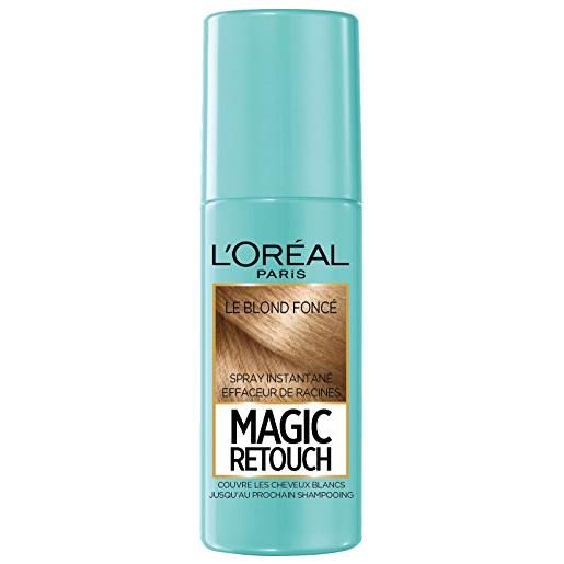 L'Oréal Paris Magic Retouch, spray di ritocco istantaneo per la ricrescita delle radici, colore castano, (lingua italiane non garantita)