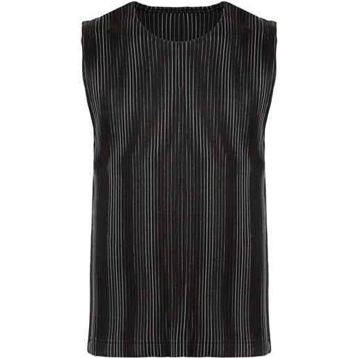 Homme Plissé Issey Miyake canotta plissettato - nero