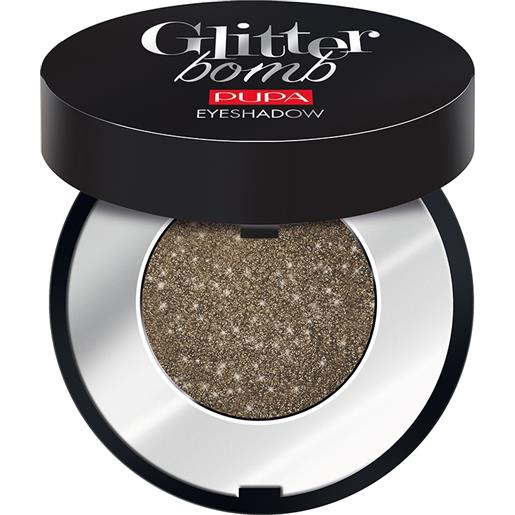 PUPA glitter bomb eyeshadow 002 fancy brown ombretto colore super intenso 0,8 gr