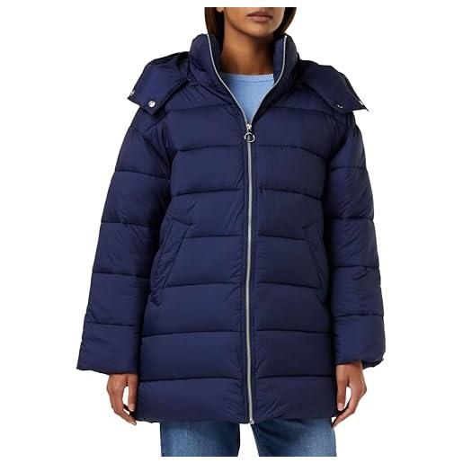 United Colors of Benetton giaccone 2sywdn03b, piumino lungo donna, blu notte 252, s