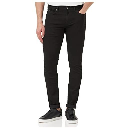 Pepe Jeans finsbury jeans, nero (denim-xe5), 34w / 30l uomo
