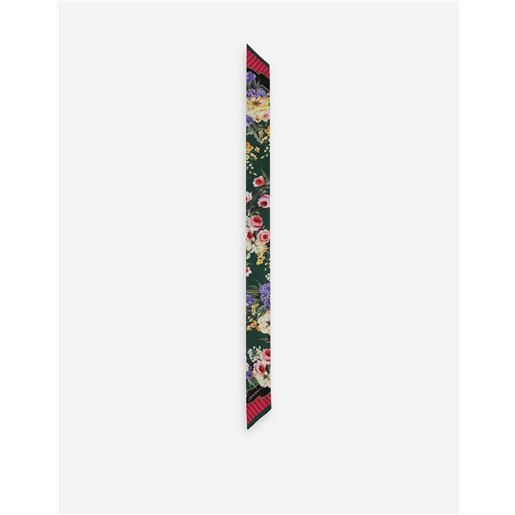 Dolce & Gabbana bandeau 6x100 in twill stampa giardino