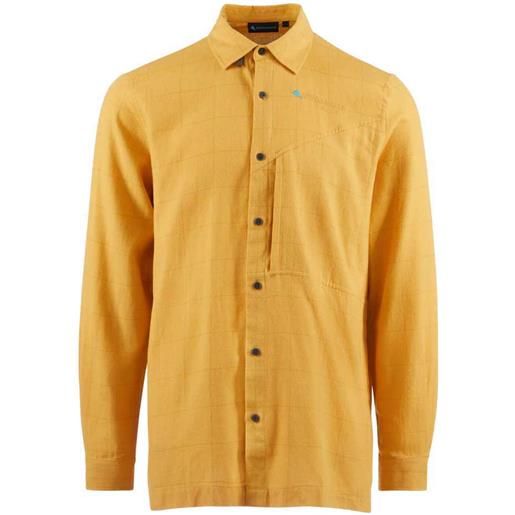 KlÄttermusen helheim long sleeve shirt giallo xs uomo