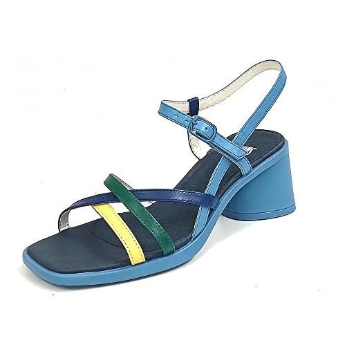 Camper kiara tws twins-k201504, sandalo con tacco donna, multicolore, 39 eu