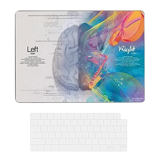 ChashenHa compatibile con mac. Book air 15.3 custodia 2023 release nuovo modello: a2941 m2 chip, custodia rigida per laptop con copertura per tastiera - creative brain