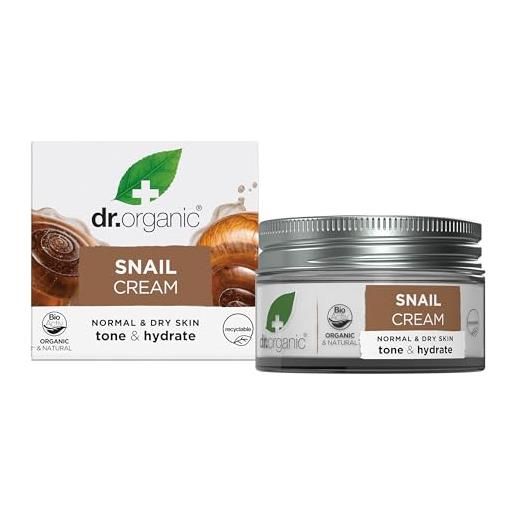 Dr. Organic snail gel crema viso anti età 50 ml