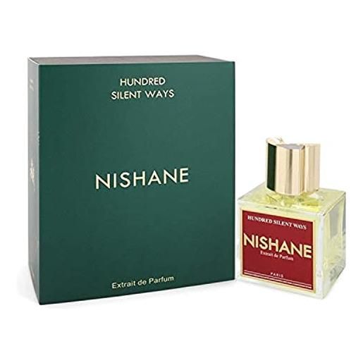 Nishane, hundred silent ways, extrait de parfum, profumo unisex, 100 ml