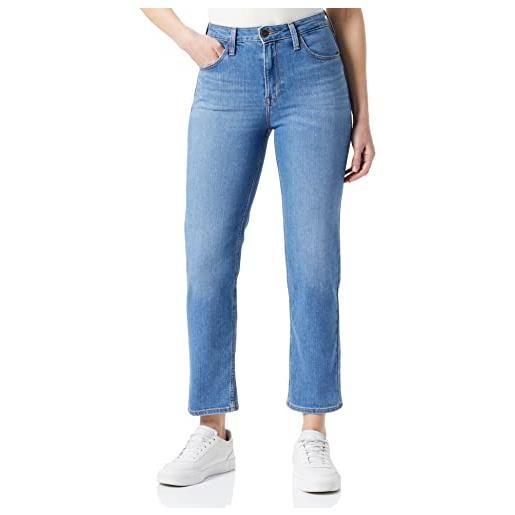 Lee carol, jeans, donna, fresh mid worn in, 29w / 31l