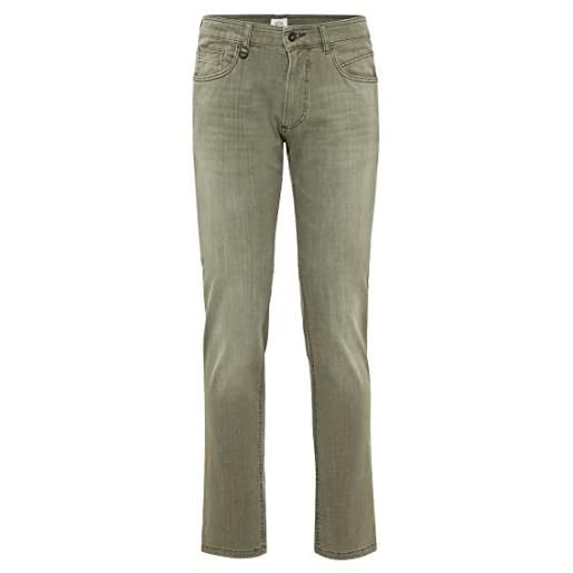 camel active 488375/1d22 jeans, verde oliva/marrone, 54 it (40w/32l) uomo