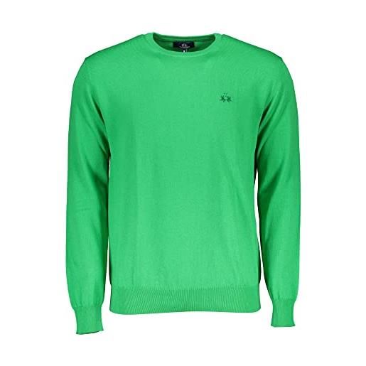 La Martina green cotton sweater