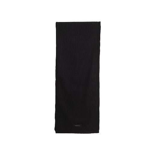 Calvin Klein Jeans calvin klein ultralight nylon scarf, uomo, black, os