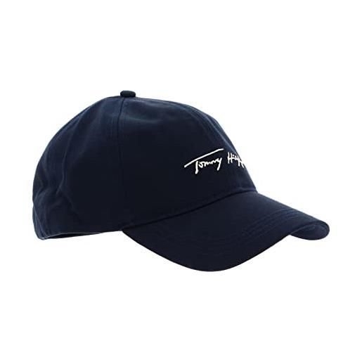 Tommy Hilfiger iconic signature cap cappellino da baseball, desert sky, taglia unica donna