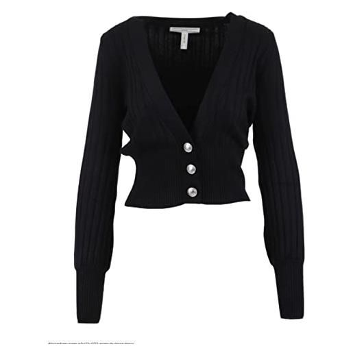 GUESS maglia donna agnes cardigan sweater black e24gu13 w3yr23z37j2 xl