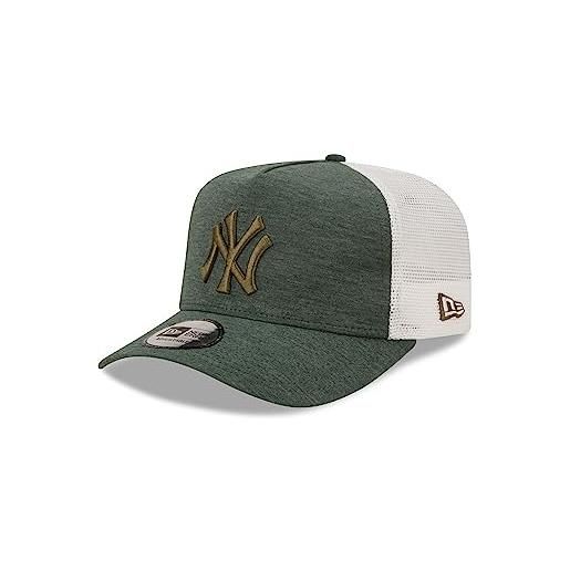 New Era york yankees mlb jersey essential green a-frame adjustable trucker cap - one-size
