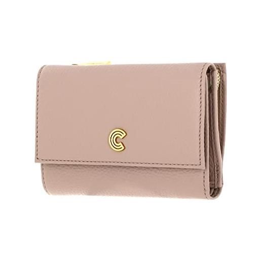 Coccinelle myrine wallet grained leather powder pink