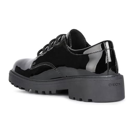 Geox j casey girl, scarpe bambine e ragazze, nero (black), 30 eu
