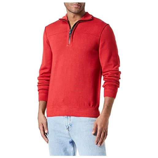 BOSS koblend knitted_sweater, rosso accesso, xl uomo