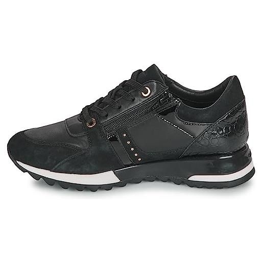 Geox d tabelya b, scarpe da ginnastica basse donna, nero (black), 35 eu