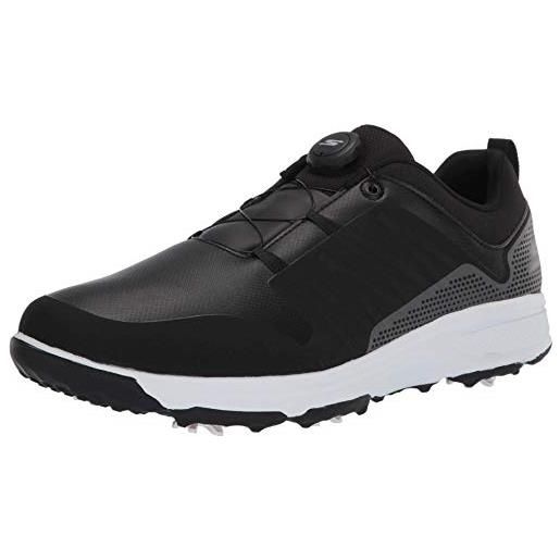 Skechers go golf torque, sneaker uomo, gray synthetic/lime trim, 46 eu