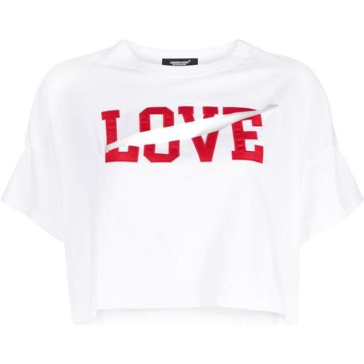 Undercover t-shirt con dettaglio cut-out - bianco