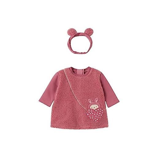 Mayoral vestito pellicciotto cerchiet per bimba lollipop 4-6 mesi (70cm)