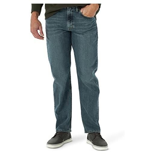 Wrangler jeans elasticizzati con vestibilità comoda, milwaukee, 33w x 32l uomo