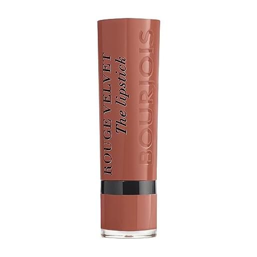 Bourjois velvet the lipstick barra de labios tono 16 caramelody - 2.4 gr, 1 unidad (paquete de 1)