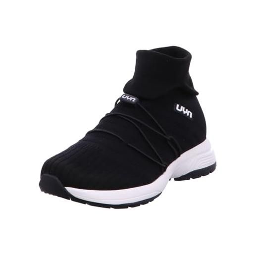 UYN free flow tune high, sneaker donna, black, 38 eu