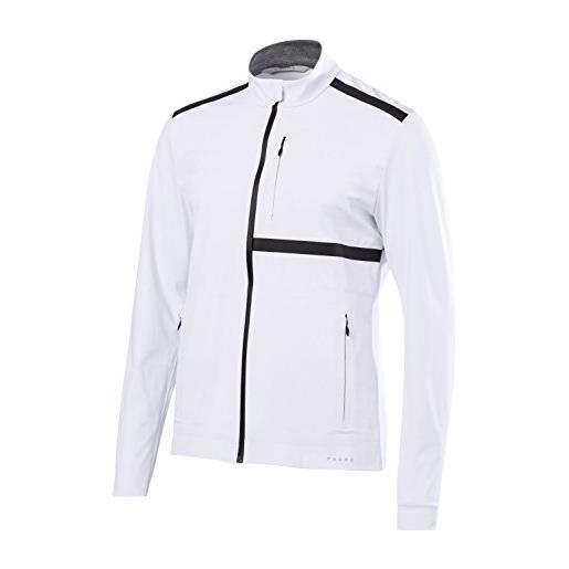 Falke - softshell giacca da corsa, uomo, running softshell, white, 2xl