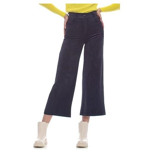 Kocca pantaloni in velluto a coste blu donna mod: baxtar size: 38