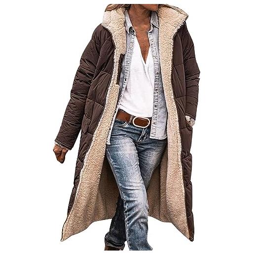 EMUKFD caldo elegante inverno felpa con cappuccio piumino cappotto parka cappotto alla moda donna giacca invernale cotone imbottito caldo maxi puffer cappotto inverno vendita plus size signore natale