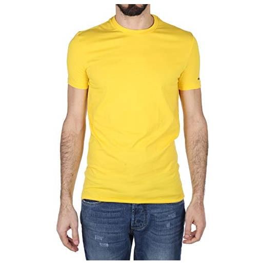 DSQUARED2 d9m203540 t-shirt manica corta uomo giallo m