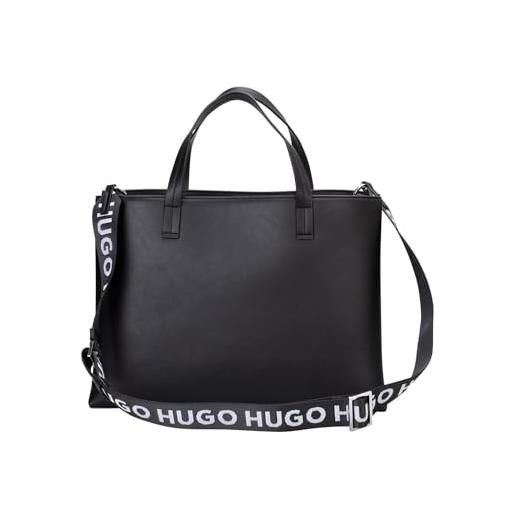 HUGO bel workbag h. S donna, nero, taglia unica