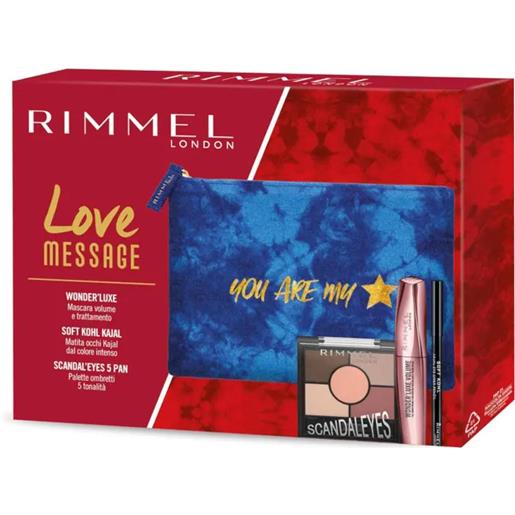 Rimmel cofanetto love message wonder'luxe mascara + matita kajal