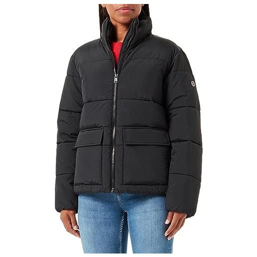 Champion Giacca Outdoor Con Cappuccio Polyfilled Nylon Nero Donna