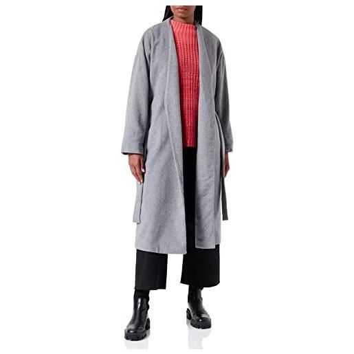Sisley coat 2lvtln00v giaccone, grigio 901, 42 donna