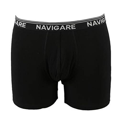 Navigare - boxer uomo 573/e 3 pezzi, nero, 6