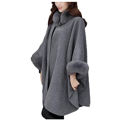 JLTPH cappotto di lana parka con cappuccio cappotto maniche lunghe giacca invernale outwear cardigan