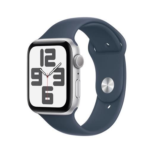 Apple watch se gps cassa 44mm in alluminio argento con cinturino sport