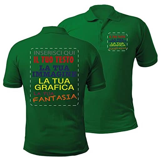 VENEZIANO gruppo veneziano - polo personalizzata bambino ragazzo - polo unisex personalizzabile con stampa , logo , immagini - 100% cotone - 100% made in italy. 