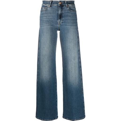 7 For All Mankind jeans lotta a gamba ampia - blu