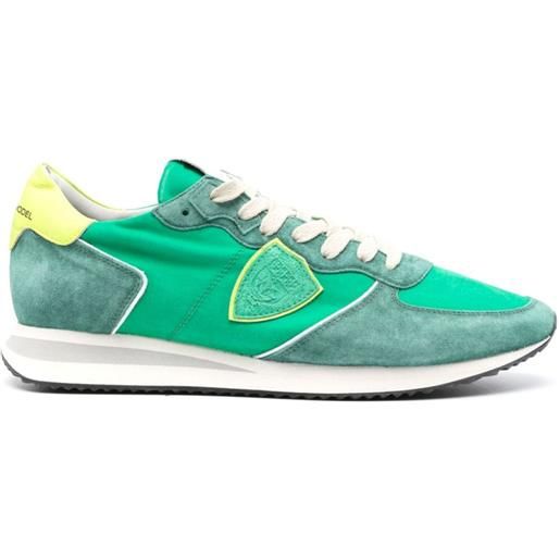 Collezione scarpe uomo philippe model verde prezzi sconti Drezzy