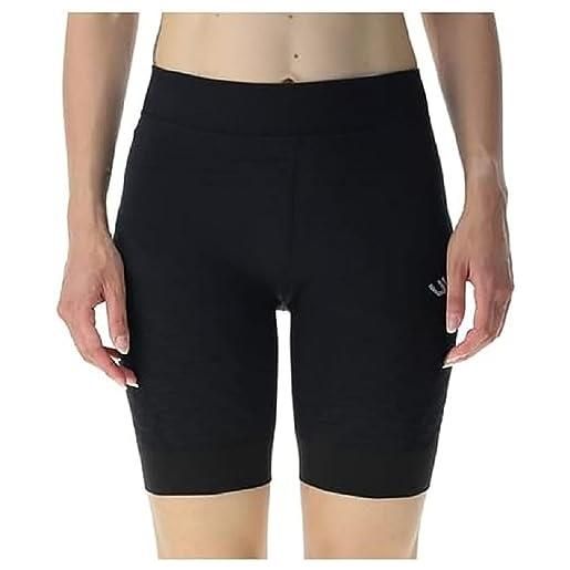 UYN workhard ow shorts leggings, nero, l donna