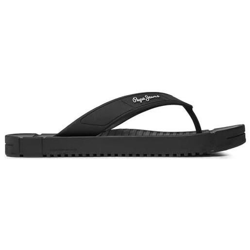 Pepe Jeans shore m, sandali da spiaggia uomo, nero (nero), 45 eu