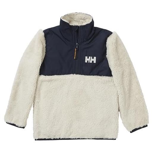 Helly Hansen enfants unisexe couche intermédiaire k champ 1/2 zip, crème, 4